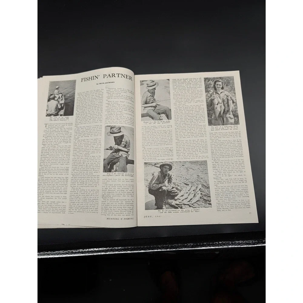 Vintage Hunting and Fishing Magazine June 1943